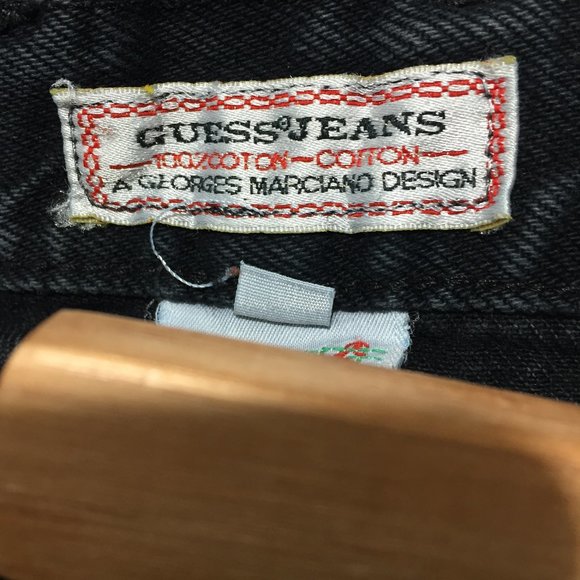 VINTAGE HIGH RISE GUESS DENIM JEANS SIZE 26 - Picture 5 of 5